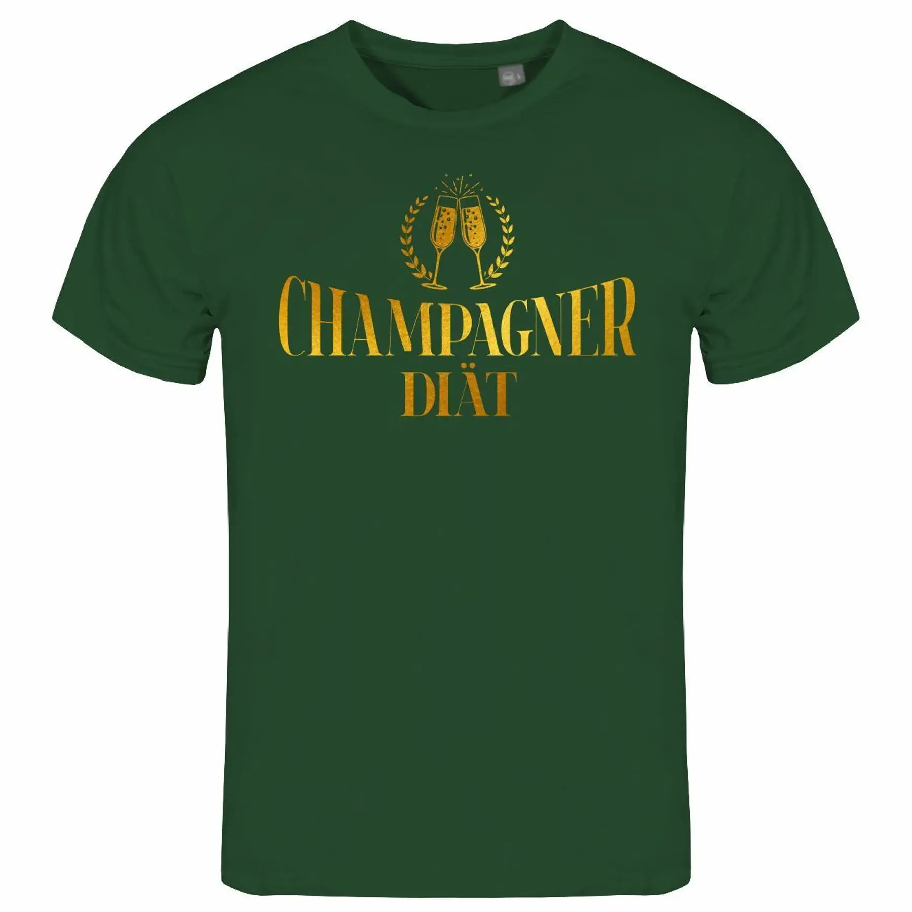 Luxury Lifestyle Shorts - Kaos Pria Champagne Diet Ukuran S