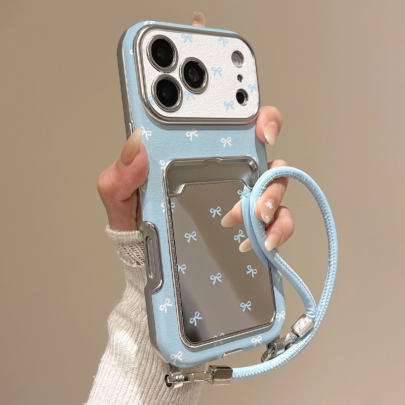 Casing Ponsel Lucu Motif Pita  - Leather Card Wallet ulasan dan harga