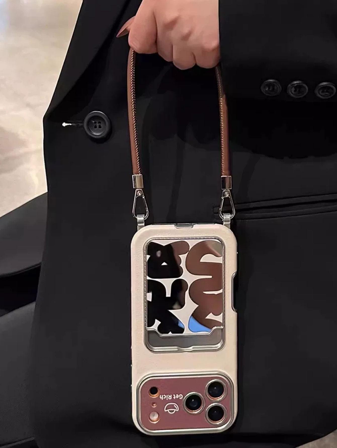 Casing Ponsel Kulit Mewah deng - Leather Card Wallet ulasan dan harga