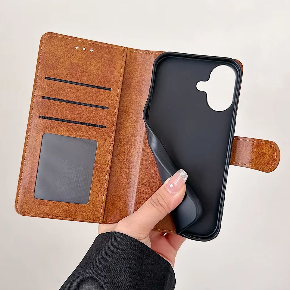 Casing HP Kulit PU Model Flip  - Leather Card Wallet ulasan dan harga
